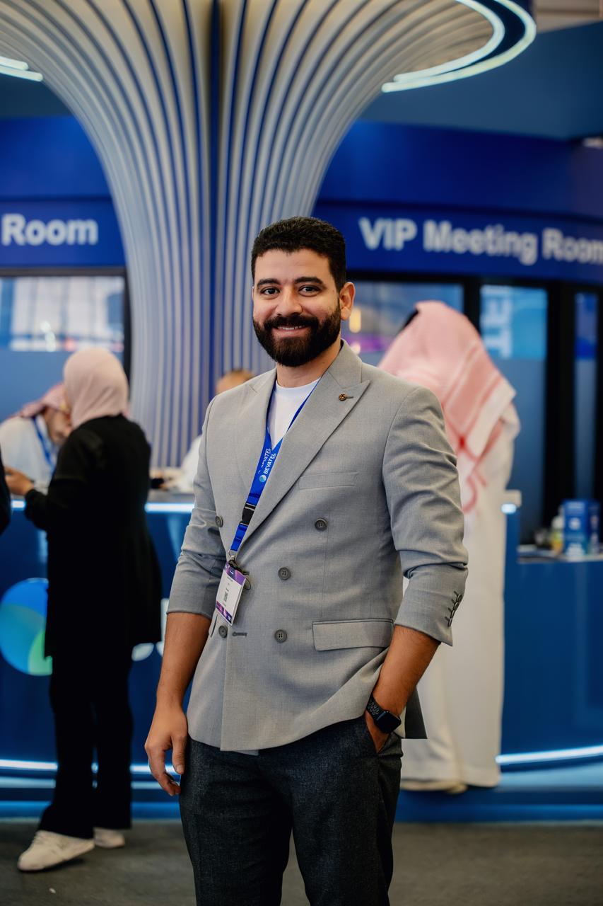 Ayman Esam representing Bevatel at LEAP 2026 in Riyadh